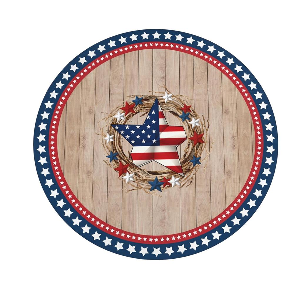 Independence Day Party Tablecloth For Children, Patriotic Party Decorations, Disposable PE Tablecloth