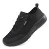 Сетчатая мужская обувь спортивная обувь на плоской подошве 2024 новая мода дышащая для ходьбы легкая и удобная мужская повседневная обувь