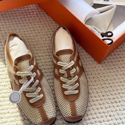 Ретро туфли-сетка с полыми отверстиями женские летние дышащие новые балетки одинарные туфли повседневные спортивные туфли Форреста Гампа плетеные нескользящие туфли на плоской подошве