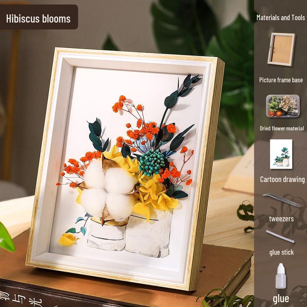 DIY Dried Flower Photo Frame Kit: Women's Day Gift & Children's Icebreaker Activity