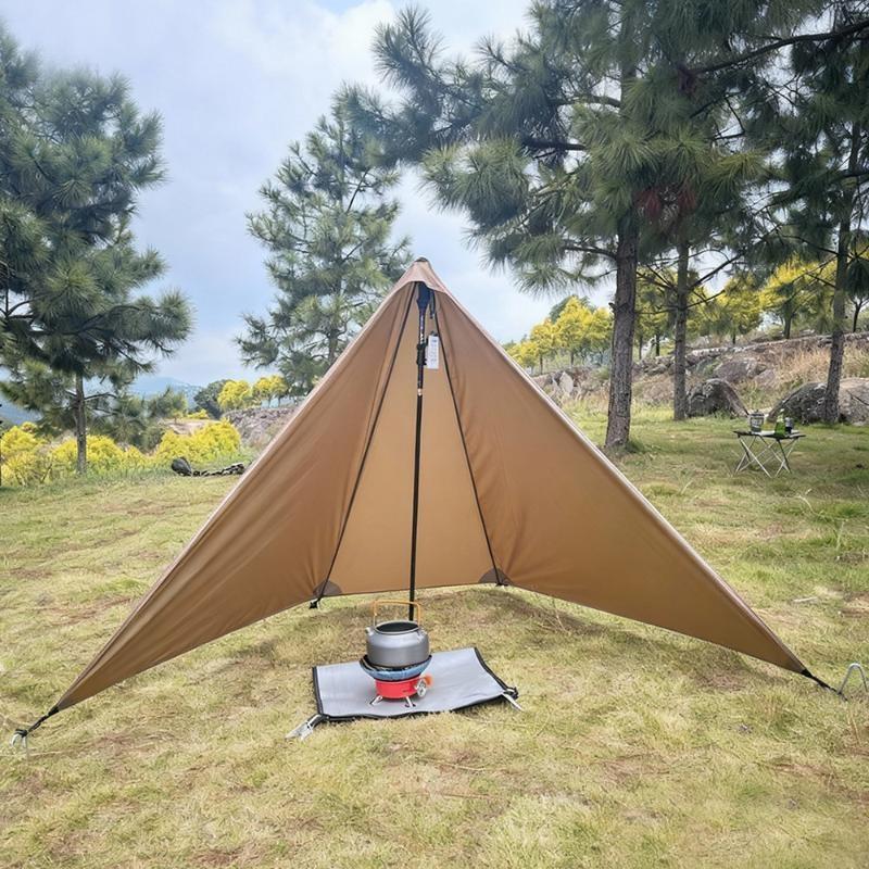 Ultralight Camping Stove Windbreak 20D Nylon Fire Retardant Wind Shield for Outdoor Hunting Cooking Excursions