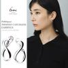 LOKUMI Made in Pt900 Hoop Platinum Earrings, Japan, Platinum, Post, Pt900, Hypoallergenic, Hoop, Twisted, Earrings, Catchless, One-touch, Post, Twist,