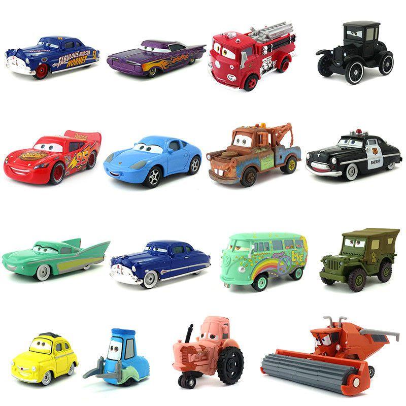 Очаровательные мини-фигурки Pixar Cars из ПВХ, фигурки для экшена, модель, игрушки-куклы для детей
