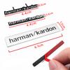 4/2 шт. высококачественный металлический значок harman/kardon для автомобиля, стайлинг, Hi-Fi динамик, аудио динамик, значок, стерео эмблема, наклейка, декоративные аксессуары