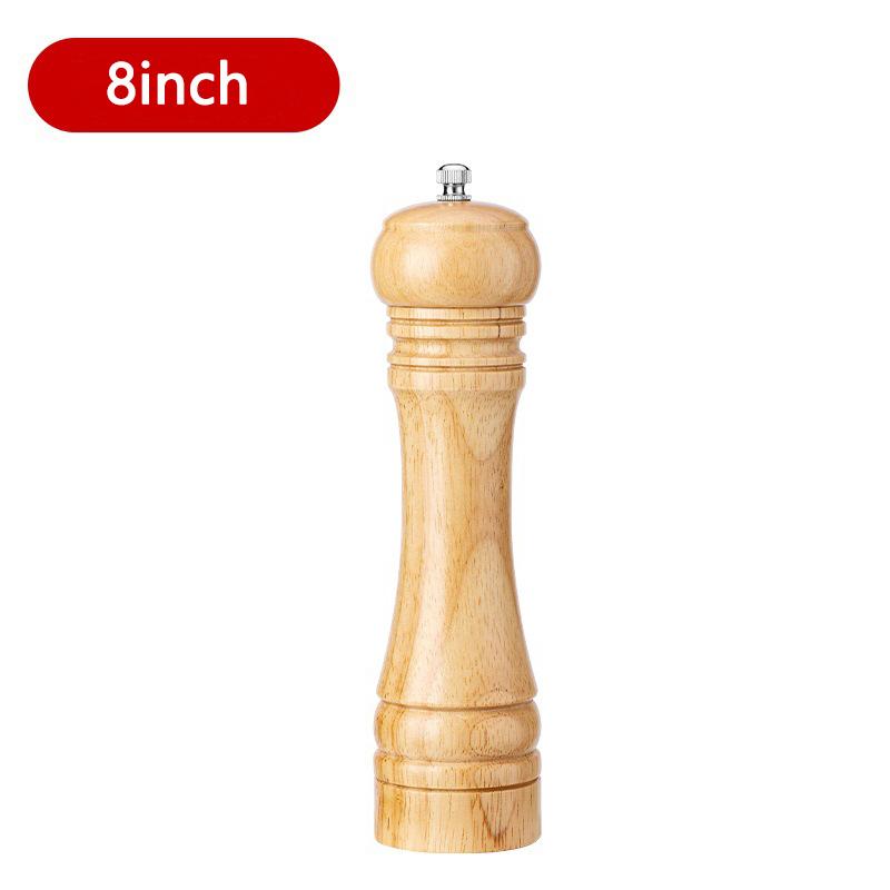5/8/10 дюймовые мельницы для соли и перца из цельного дерева мельница для специй с регулируемым керамическим сердечником для измельчения кухонные инструменты мельницы