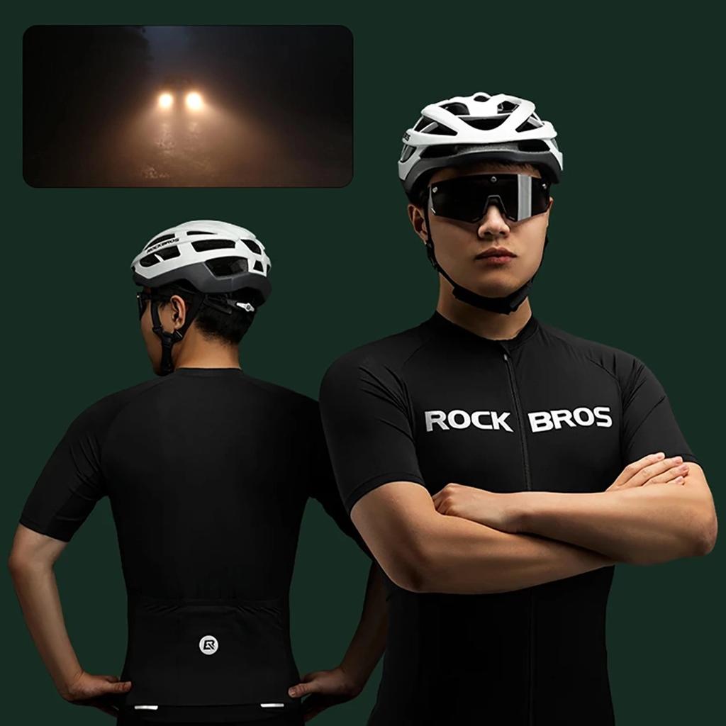 Rockbros 15120002004 Short Sleeve Xl Cycling Jersey - Black