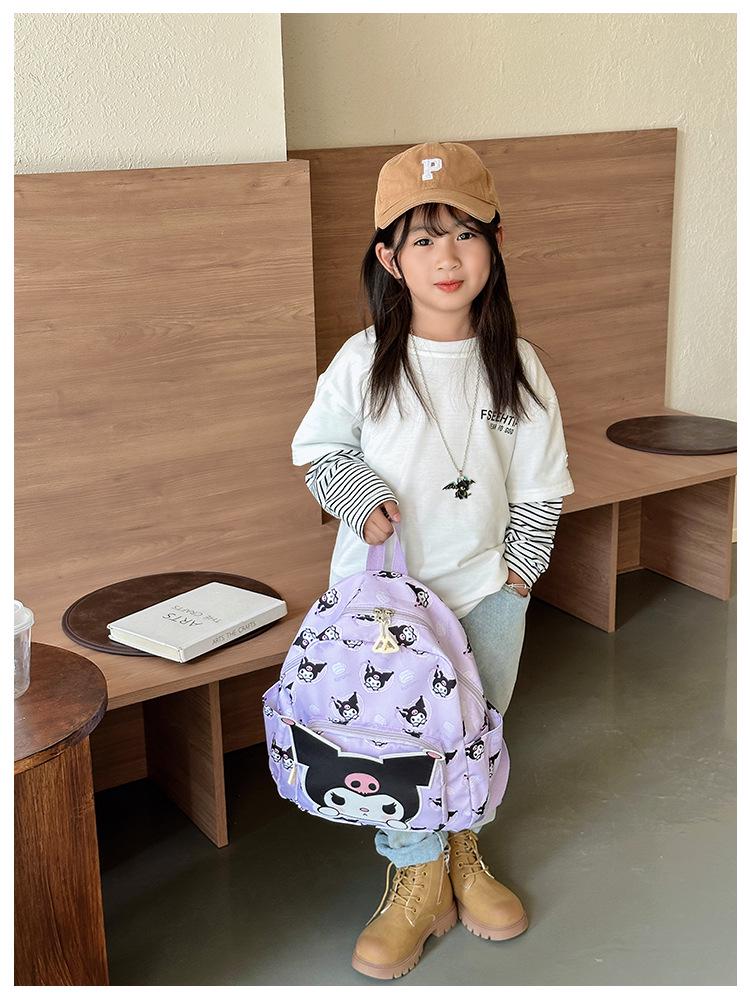 New Cartoon Lightweight Kids' Backpack - Cute Double Shoulder Bag for Boys and Girls