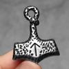 Retro Exclusive Thor Hammer Men's Necklaces with Pendant Jewelry for Men Female Punk Hip Hop Accessories Gifts