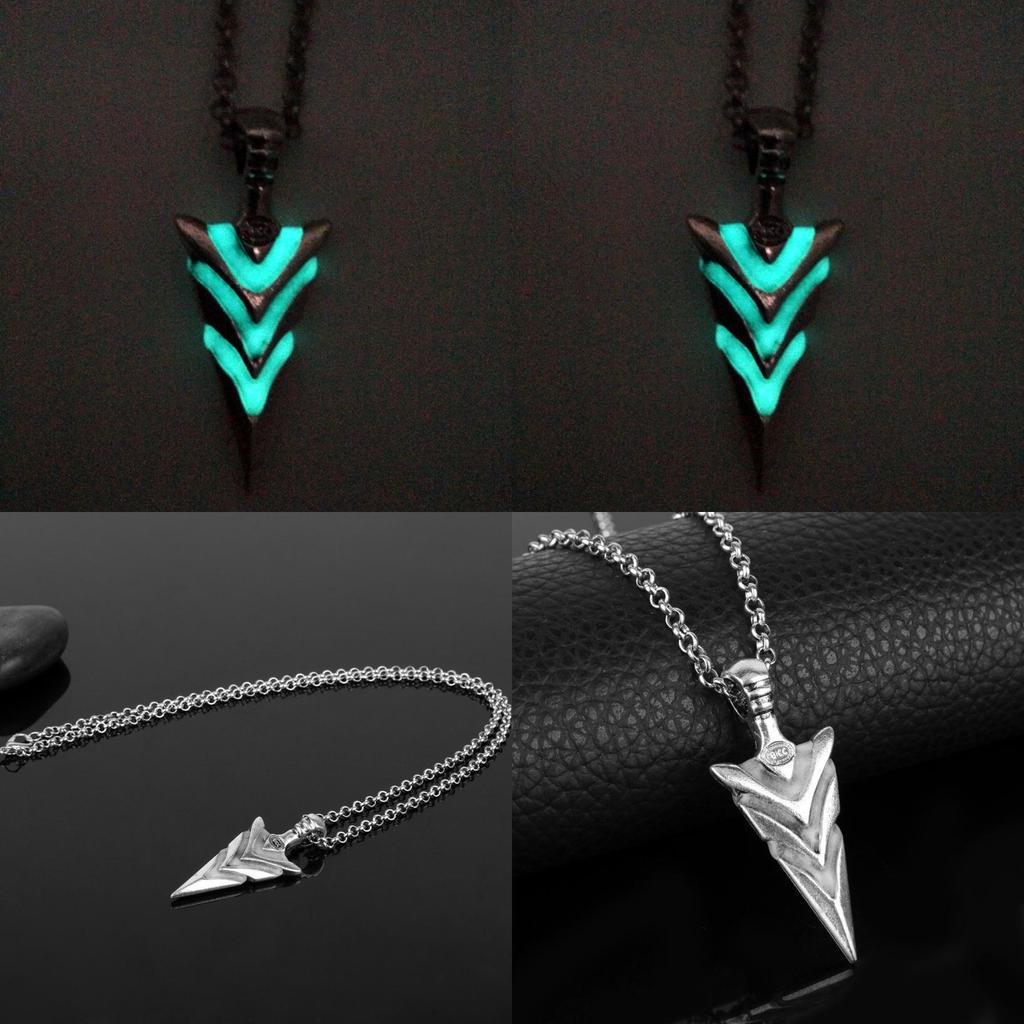Arrow Luminous Necklace With Alloy Animal Pendant Necklace For Gift And Collectors
