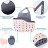 Storage Drain Basket Kitchen Caddy Sponge Drain Holder Adjustable Hanging Drain Basket Bag for Bathroom Organizer Accessories