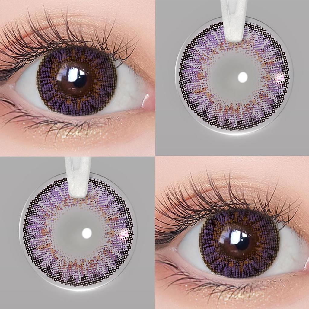 MAGISTER Мягкие гидрогелевые цветные контактные линзы без диоптрий, 1 пара+ контейнер для хранения