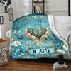 Love Through Butterflies Blanket Blanket Personalized Name Soft Warm And Versatile For Sofa Bed Office And Travel Machine Washable Comfortable In All