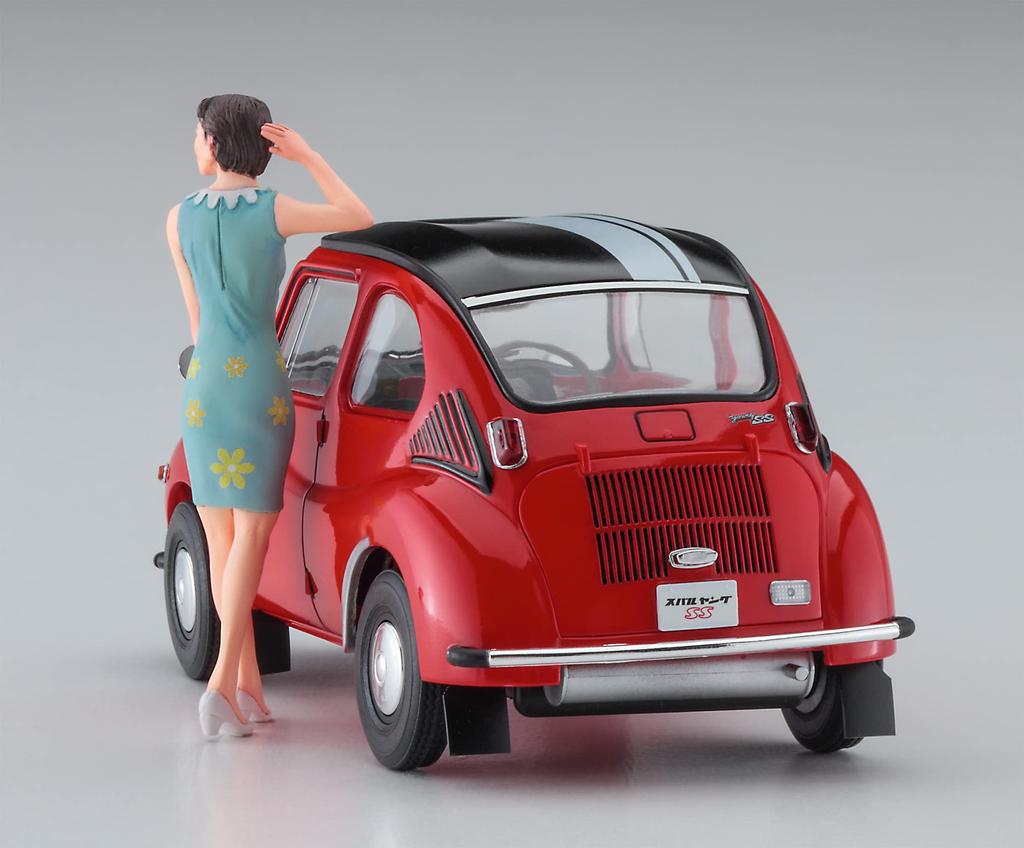 Hasegawa Subaru 360 Young SS Girls Фигурка Пластиковая модель SP491 1/24 с 60-ми