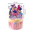 Tableware Theme Kids Birthday Party Supplies, Paper Plates Cups Napkins Candy Box Gift Bags Banner Backdrop All-in-One Decor Set