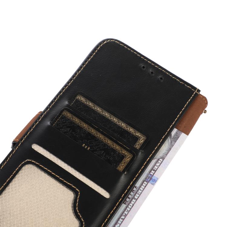 For Honor 600 Global Crazy Horse Top Layer Cowhide Leather Phone Case