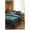 Housse de couette en coton 200 x 200 cm uni Edenne eucalyptus