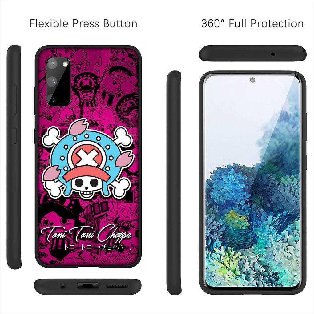 Чехол для iPhone 16 15 Xiaomi Redmi Note 14 13 12 11 Pro Max X 16e Samsung Galaxy S25 S24 S23 Moto OPPO Huawei Луффи Ван Пис Тони Чоппер Чехол для телефона