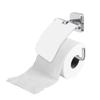 Toilet Paper Holder for Bathroom – Wall Mounted Tissue Holder | Chrome Finish | Stainless Steel Rust-Resistant Toilet Roll Holder