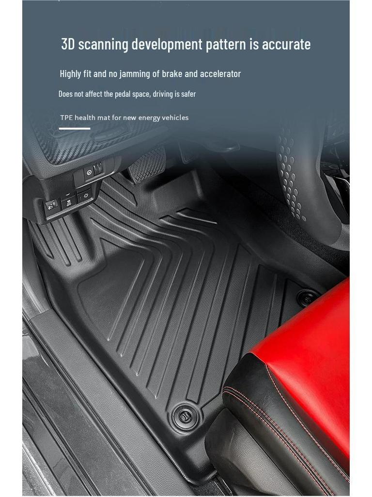 Полиуретановые коврики и вкладыш в багажник для Honda Civic 2016-2024 (10-е/11-е поколение)