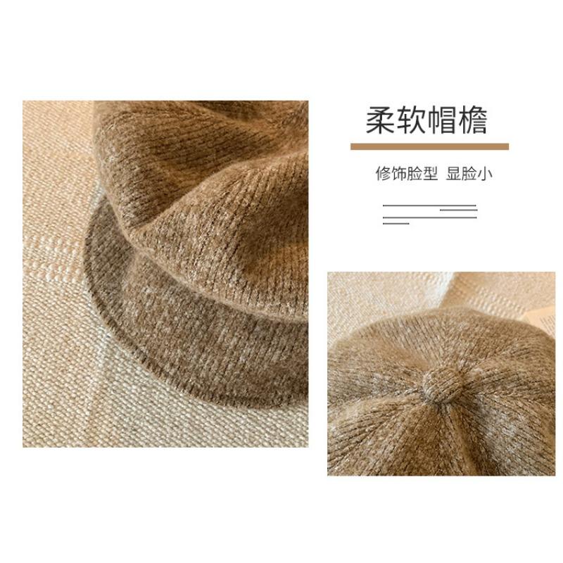 Women S Vintage Beret Hat Large Head Size Versatile Painter Hat
