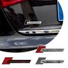 3D Metal Supercharged Emblem Car Body Trunk Badge Stickers Logo Decor Decal For  gwjd8 A1 Q7 A6 C6 B8 Q3 A3 A4 A5 A7 Accessories