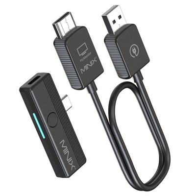 Беспроводной HDMI-донгл MINIX C1 Plus USB-C, передача до 165 футов/50 м, подключи и играй
