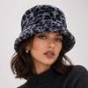 Soft Velvet Winter Bucket Hat Furry Faux Fur Panama Hat Fashion Faux Fur Hat  Travel Photography