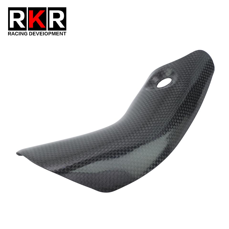 Motorcycle Original Exhaust System Middle Carbon Fiber Protector Heat Shield Cover Guard Fit For Honda X-ADV 750 Adv750 XADV750