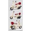 1/12 масштаб Vespa 946 сплав классическая модель мотоцикла для отдыха литые металлические уличные ретро-модели мотоциклов звук и свет детская игрушка подарок