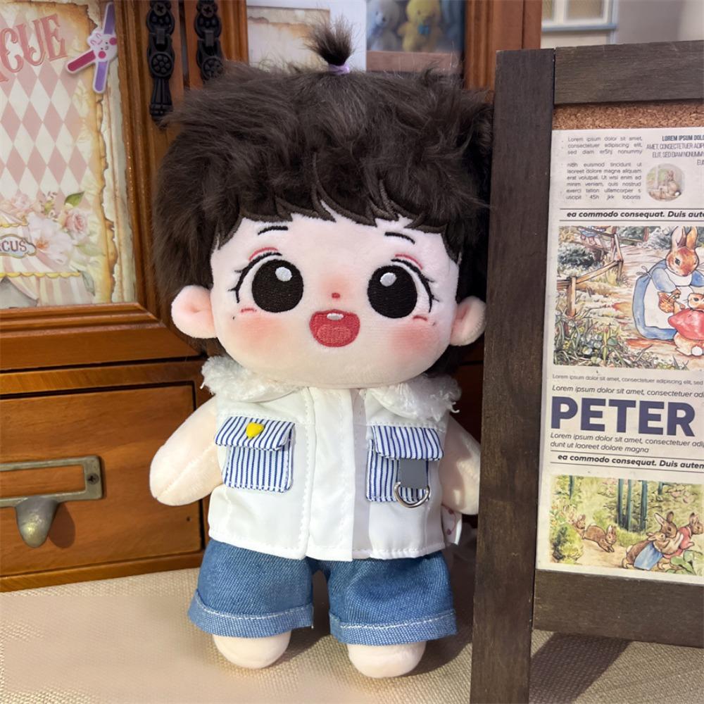 Худи 20 см Одежда для хлопковой куклы Повседневный костюм Одежда для плюшевых игрушек Костюм для набивной куклы Аксессуары для кукол