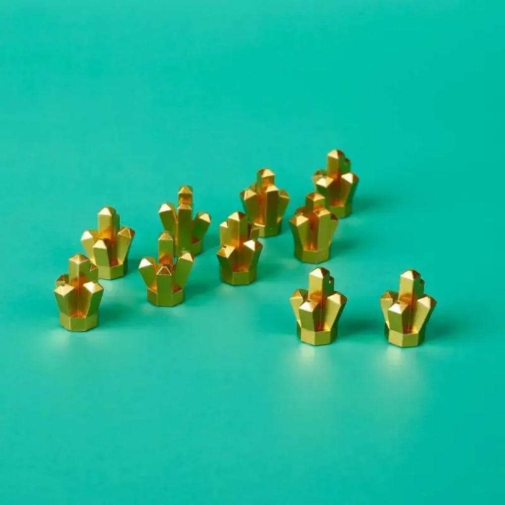 MOC Building Blocks Accessories Precious Gold Ore Silver Diamond Stash Pirate Map Coins Toy Model Mini Bricks ATM Gifts Toy K046