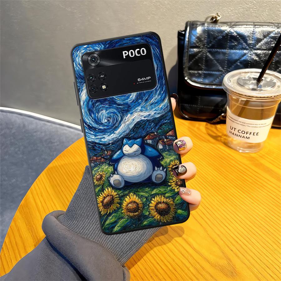 Чехол для телефона Funda для Xiaomi Poco F8 C61 C50 M5 F1 F3 C71 M3 M4 M7 Pro C75 X3 X4 X5 X7 Pro Гэнгар Покемон Крутой