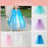 Enchanting Kids Girl Fairy Cape With Sparkly Glitter For Frozen Elsa Dress Up