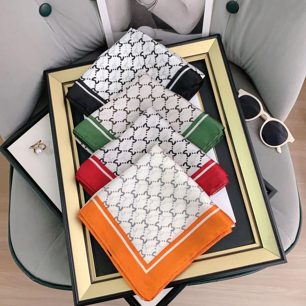 2024 New 70 CM Silk Shirt Decoration Small Square Scarf Fashionable And Versatile Commuting Scarf Neck Protection Scarf
