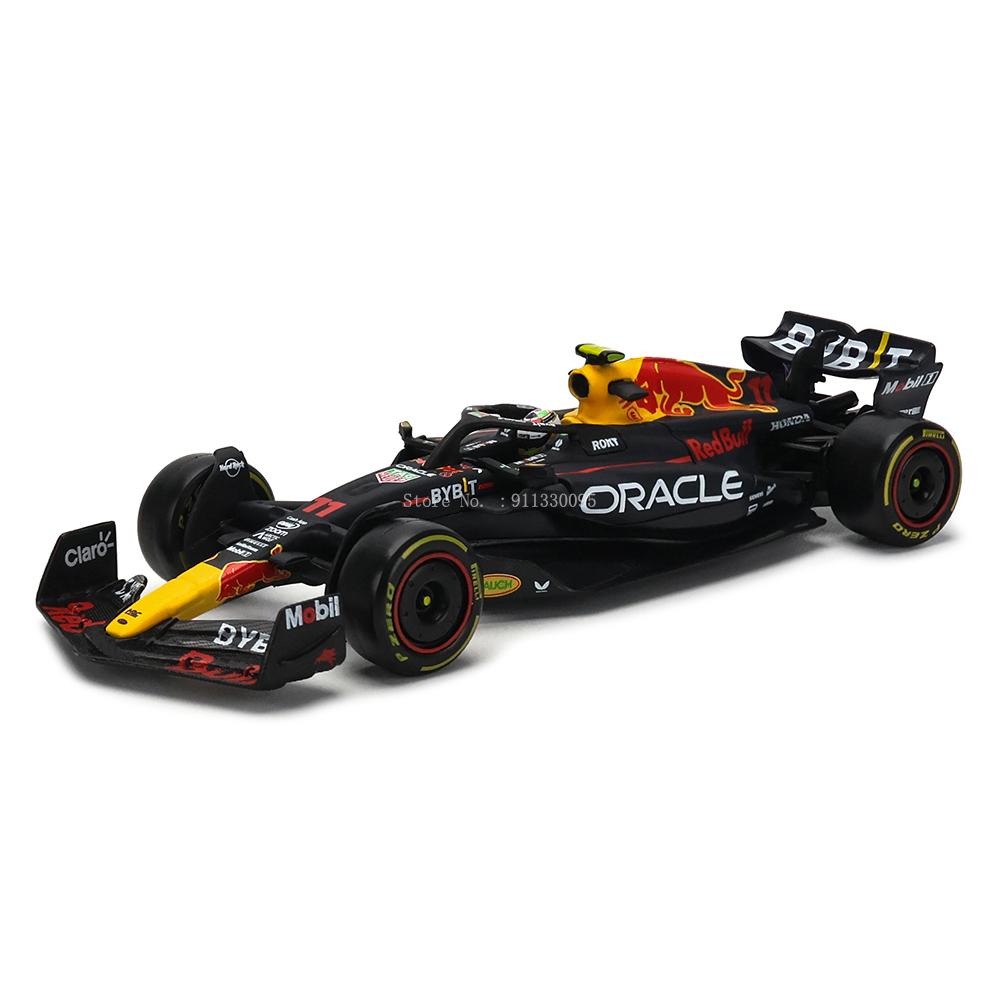 Ббураго 1:43 Чемпион F1 Red Bull Racing Rb19 №1 Ферстаппен №11 Перес Особая покраска Формула-1 Сплав Супер Игрушечная Модель Автомобиля