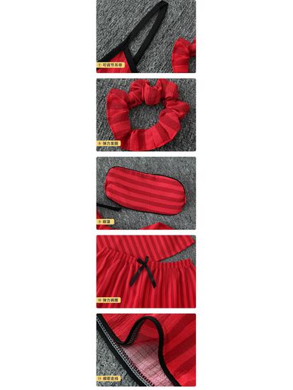 Комплект хлопковой пижамы для парного ношения родитель-ребенок - Женская майка и шорты с детской домашней одеждой из 7 предметов.