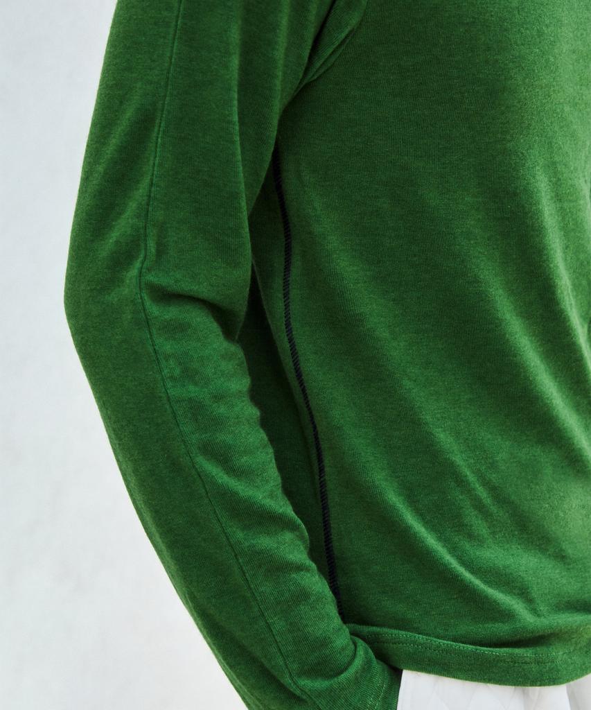 DENSITY Stitch Turtleneck Tee_Forest Green