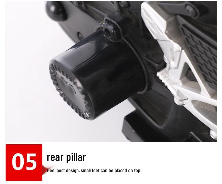 Детский двухместный перезаряжаемый двухколесный электромотоцикл с музыкой