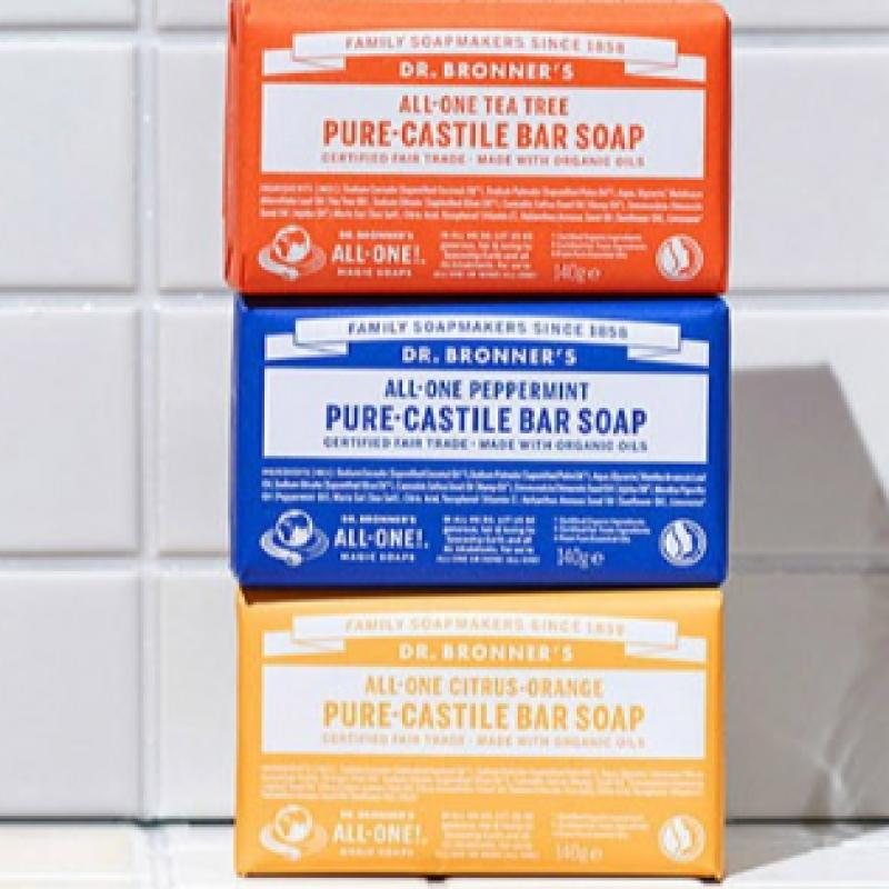 Dr. Bronner S Baby Mild Pure caStile Bath Soap 140g