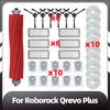 Совместимо с Roborock Qrevo Plus Запасная основная боковая щетка Фильтр HEPA Насадка для швабры Пылесборник Запасные части Аксессуары