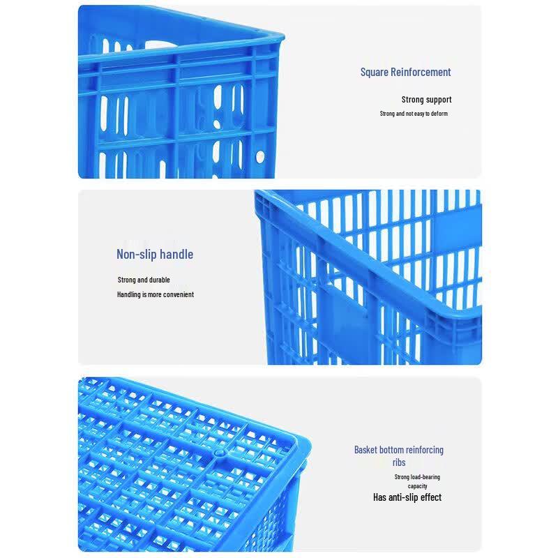 Yayu Heavy-Duty Rectangular Plastic Storage Crate