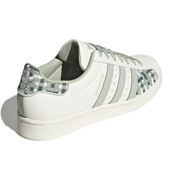Adidas Originals Superstar Casual Low-Top Sneakers Women Sneakers White Green GY4156