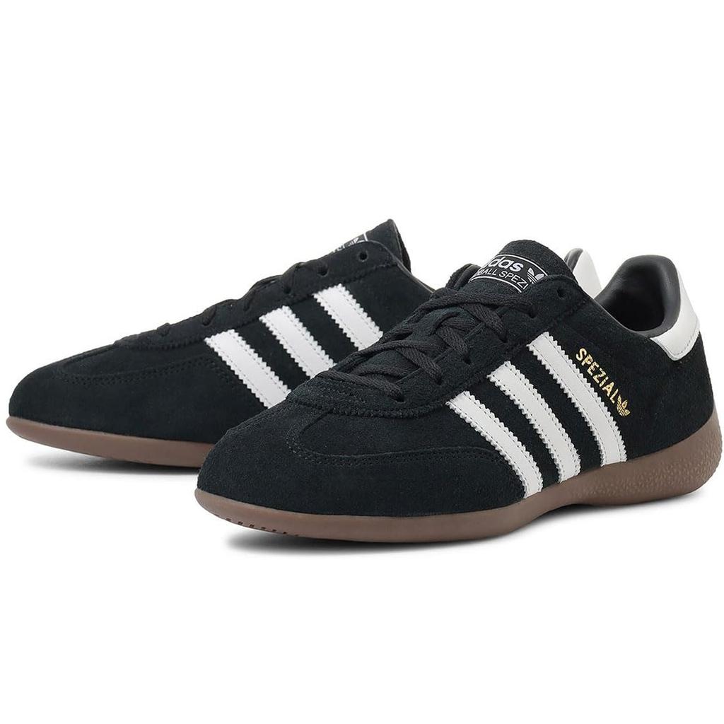 adidas Handball Spezial Low Pro Core Размер W, Черный/Белый для обуви/Золотой, KJ3629, 24.5см