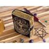 Handmade Leather Journal with Deckle Edge Paper Third Eye Journal Antique Blank Spell Wiccan Notebook Horror Special Book