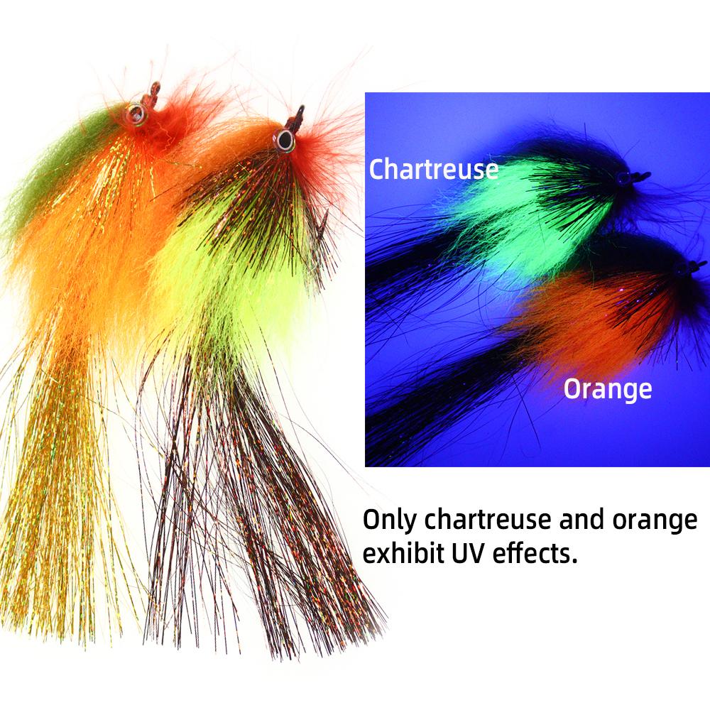 #4/0 Big Game Streamer Fly Приманка для ловли хищника в соленой и пресной воде 3D Fish Eyes Для форели, щуки, окуня, морских приманок