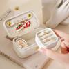 Mini Portable Jewelry Organizer Travel Mini Gift Storage Boxes Earring Necklace Display Ring Holder Packaging Boxes Jewel Holder