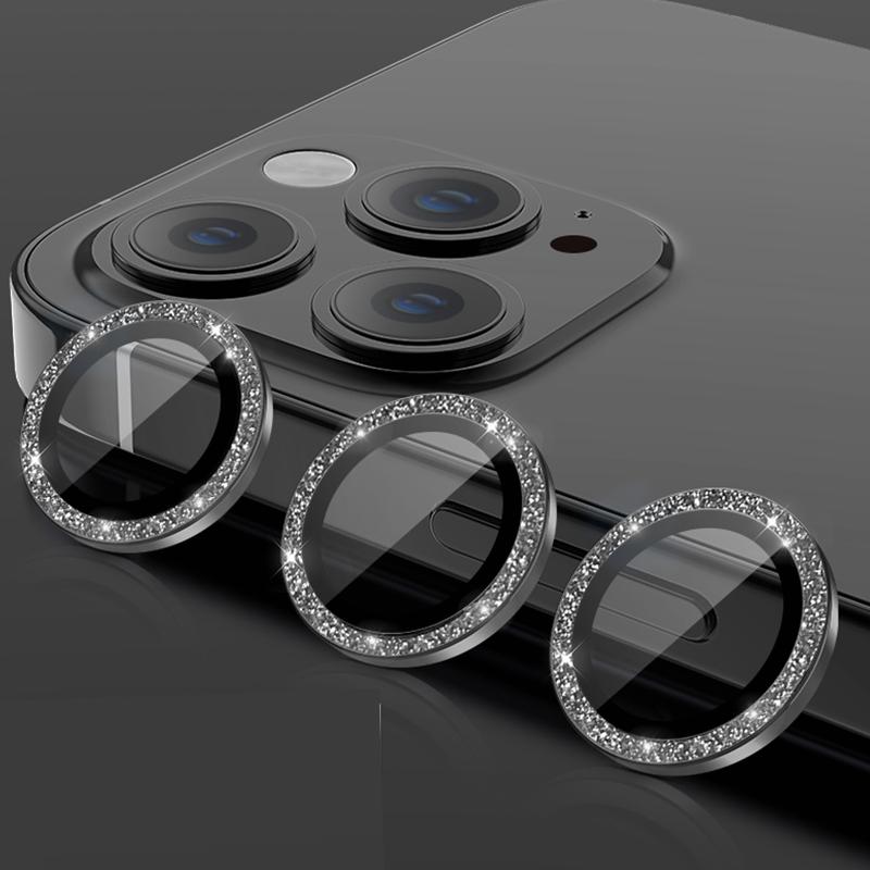 Защитное стекло для объектива с металлическим кольцом для iPhone 16E 11 12 13 14 15 16 17 Pro Max plus Air 12 mini 13 mini Защита объектива камеры Пленка для камеры