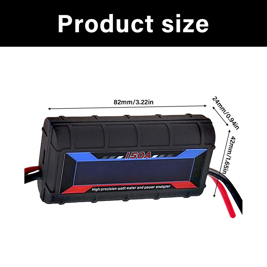 RC Измеритель мощности Ватт Детектор Монитор 150А RC Ваттметр Анализатор мощности 8-60В ЖК Цифровой Вольтметр Амперметр Измеритель напряжения тока