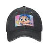 True and The Rainbow Kingdom Baseball Caps Snapback Washed Denim Hats Adjustable Casquette Streetwear Baseball Cowboy Hat