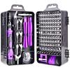 Myoseya Прецизионная отвертка Torx Магнитная Специальный инструмент DIY Ремонт Специальный кейс с 135 в Фиолетовом Наборе, Отвертка, Отвертка, Нескользящая рукоятка,